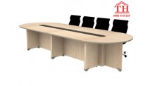 Bàn ghế phòng họp bằng gỗ tự nhiên mua ở đâu giá rẻ?