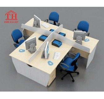 Bàn làm việc nhân viên văn phòng đẹp giá rẻ nhất
