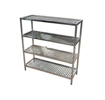 Giá kệ inox 4 tầng nan 