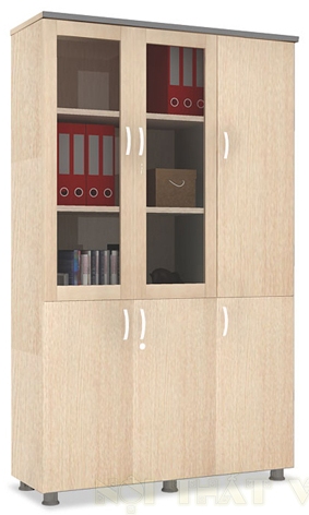 tủ hồ sơ văn phòng bằng gỗ giá rẻ - 1